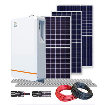 LiFePO4 fuori dal sistema di memorizzazione elettrico-solare della batteria della famiglia del sistema 5Kw 400w di griglia