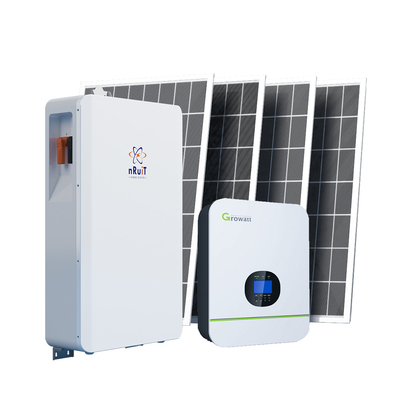 corredi elettrico-solari del pannello solare della famiglia del sistema 5Kwh di 100ah 48V