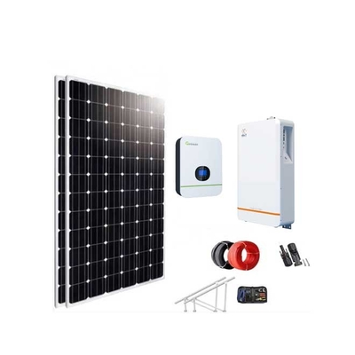 Il sistema 230VAC 60HZ del pannello solare 15Kwh della famiglia 10 sta da solo il sistema di PV