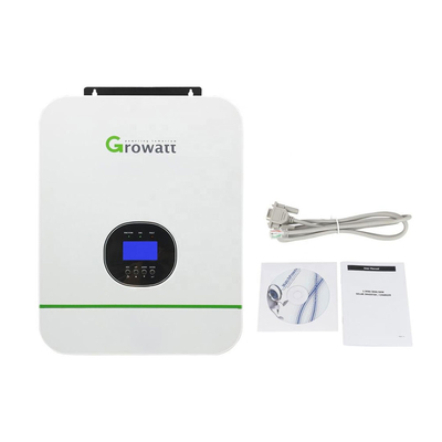 3 HVP solari ibridi Growatt dell'invertitore 4500W SPF5000TL di fase