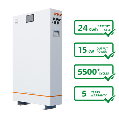 Batteria solare 24kwh della famiglia del ciclo profondo di sostegno ecologico di immagazzinamento dell'energia