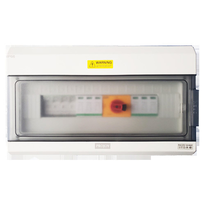 Contenitore solare IP65 4 di combinatrice di PV di 4 corde di CC 1000V 32A in 2 fuori