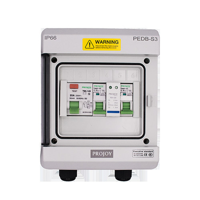 Sistema elettrico-solare solare IP66 230V della scatola di distribuzione di CA dell'ABS del policarbonato