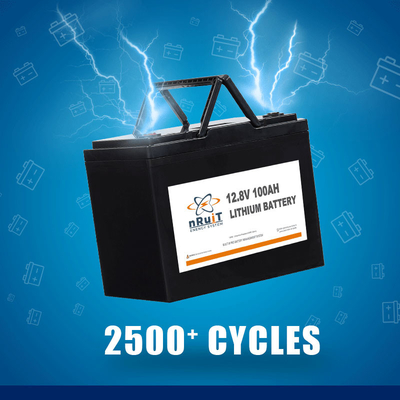 1280Wh pacchetto Expertpower 12v diretto 100ah Lifepo4 della batteria solare da 12 volt