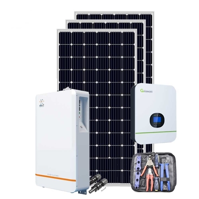 sistema ibrido 230VAC di energia solare della famiglia 10kwh 13,4 chilogrammi