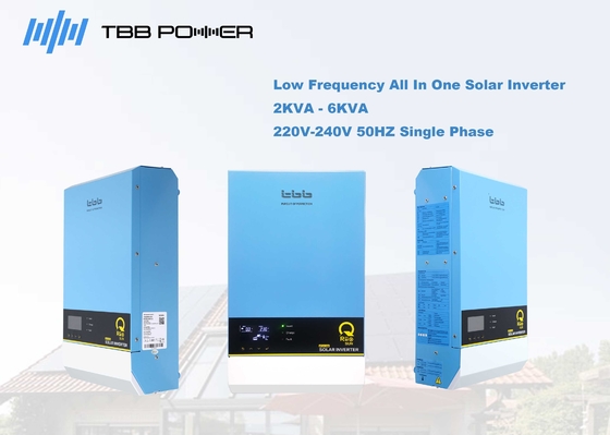 ibrido di 6kw 48vdc 230vac fuori dal caricatore solare solare 6kw dell'invertitore 90A MPPT di griglia