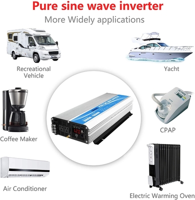 invertitore puro DC12V di potere di sinusoide 3000W a AC120V con telecomando