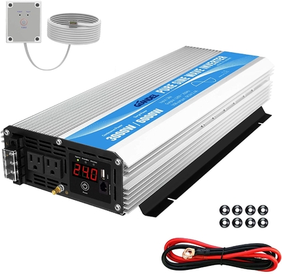 Invertitore solare ibrido 3000W MSDS UN38.3 della sinusoide pura di DC24V