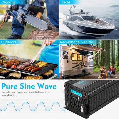 Invertitore puro resistente solare ibrido di potere di sinusoide di Giandel 4000W dell'invertitore di DC24V